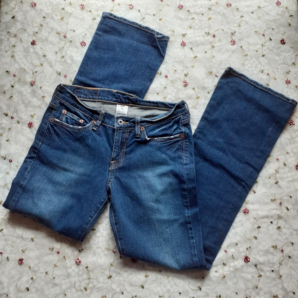 Lucky Brand 6/28 Reg Sweet n Low Dungarees Denim - Picture 3 of 8